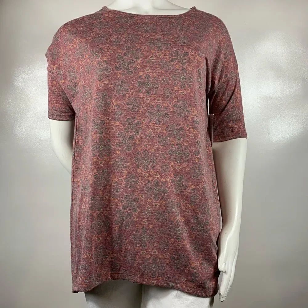 3For$20 LulaRoe Purple Triangle Tunic Top  Size: XS